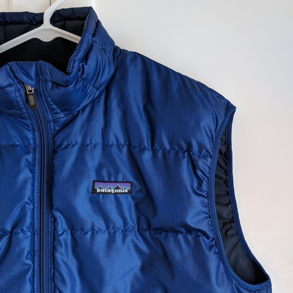 Patagonia Mens M Down Vest EUC